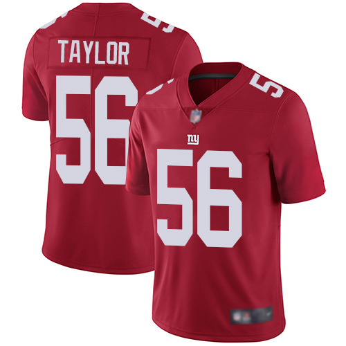 Men New York Giants #56 Lawrence Taylor Red Limited Red Inverted Legend Football NFL Jersey->new york giants->NFL Jersey